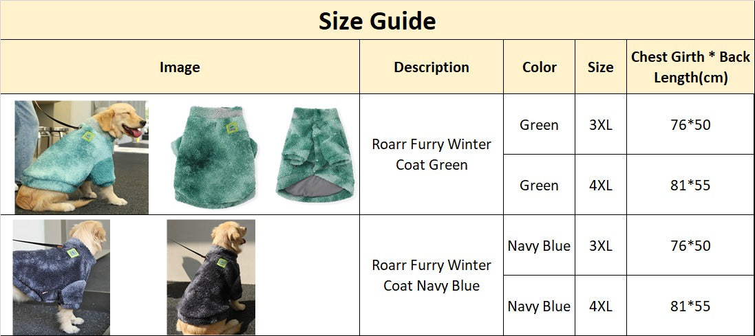 Roarr Furry Winter Coat