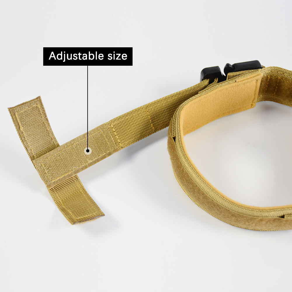 Roarr Heavy Duty Dog Collar and Leash Set – Durable Nylon Collar with Control Handle, Anti-Pull Retractable Leash, and Zinc Alloy Buckles for Medium to Large Dogs