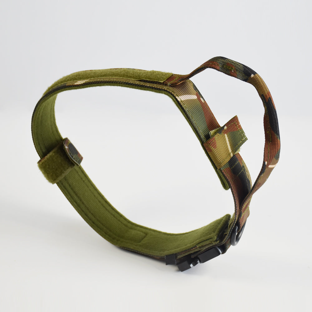 Roarr Heavy Duty Dog Collar and Leash Set – Durable Nylon Collar with Control Handle, Anti-Pull Retractable Leash, and Zinc Alloy Buckles for Medium to Large Dogs