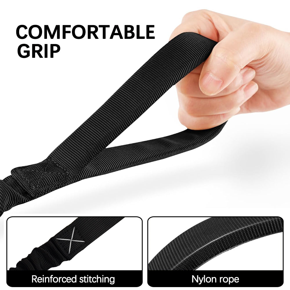 Roarr Heavy Duty Dog Collar and Leash Set – Durable Nylon Collar with Control Handle, Anti-Pull Retractable Leash, and Zinc Alloy Buckles for Medium to Large Dogs