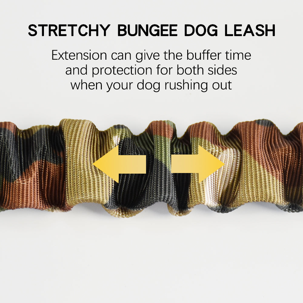 Roarr Heavy Duty Dog Collar and Leash Set – Durable Nylon Collar with Control Handle, Anti-Pull Retractable Leash, and Zinc Alloy Buckles for Medium to Large Dogs