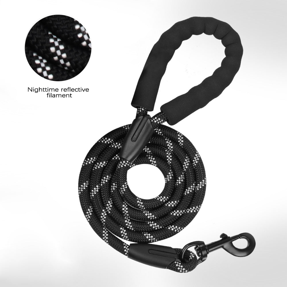 Roarr Heavy Duty Dog Leash – Strong Foam Grip Handle, Reflective Design
