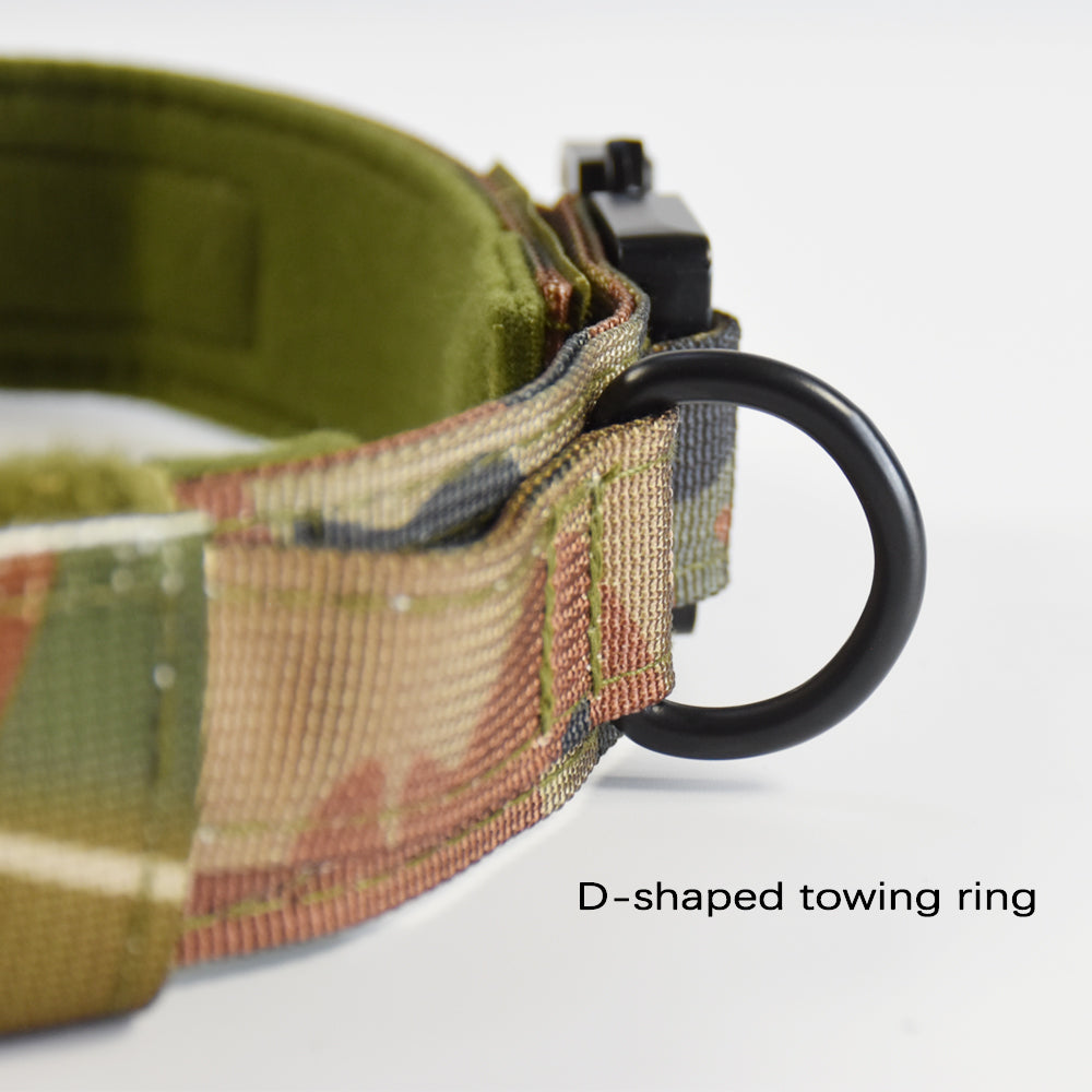 Roarr Heavy Duty Dog Collar and Leash Set – Durable Nylon Collar with Control Handle, Anti-Pull Retractable Leash, and Zinc Alloy Buckles for Medium to Large Dogs