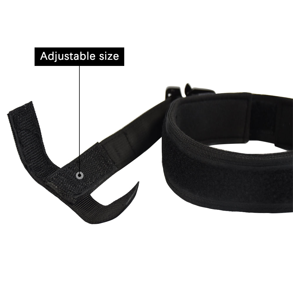 Roarr Heavy Duty Dog Collar and Leash Set – Durable Nylon Collar with Control Handle, Anti-Pull Retractable Leash, and Zinc Alloy Buckles for Medium to Large Dogs