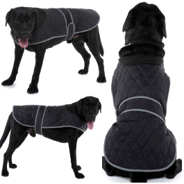 Roarr American-style casual trench coat with reflective trim