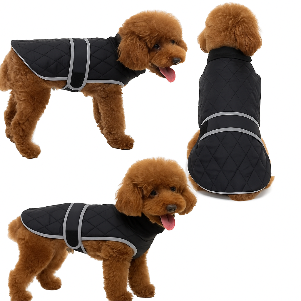 Roarr American-style casual trench coat with reflective trim