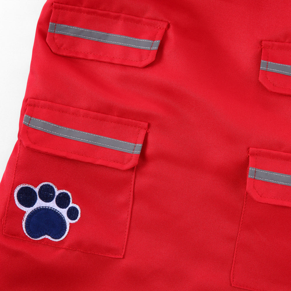 Roarr American-style casual trench coat with reflective trim