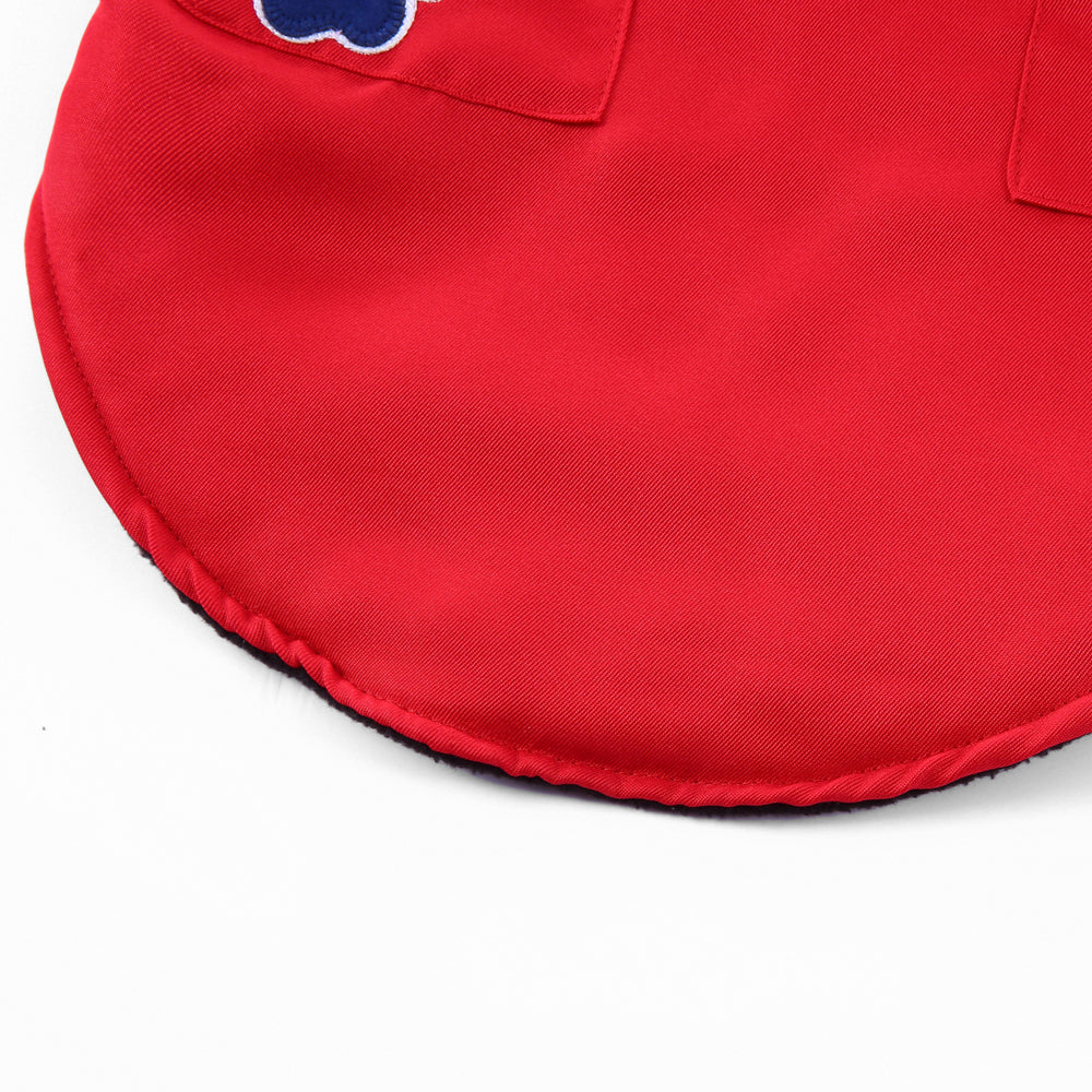 Roarr American-style casual trench coat with reflective trim