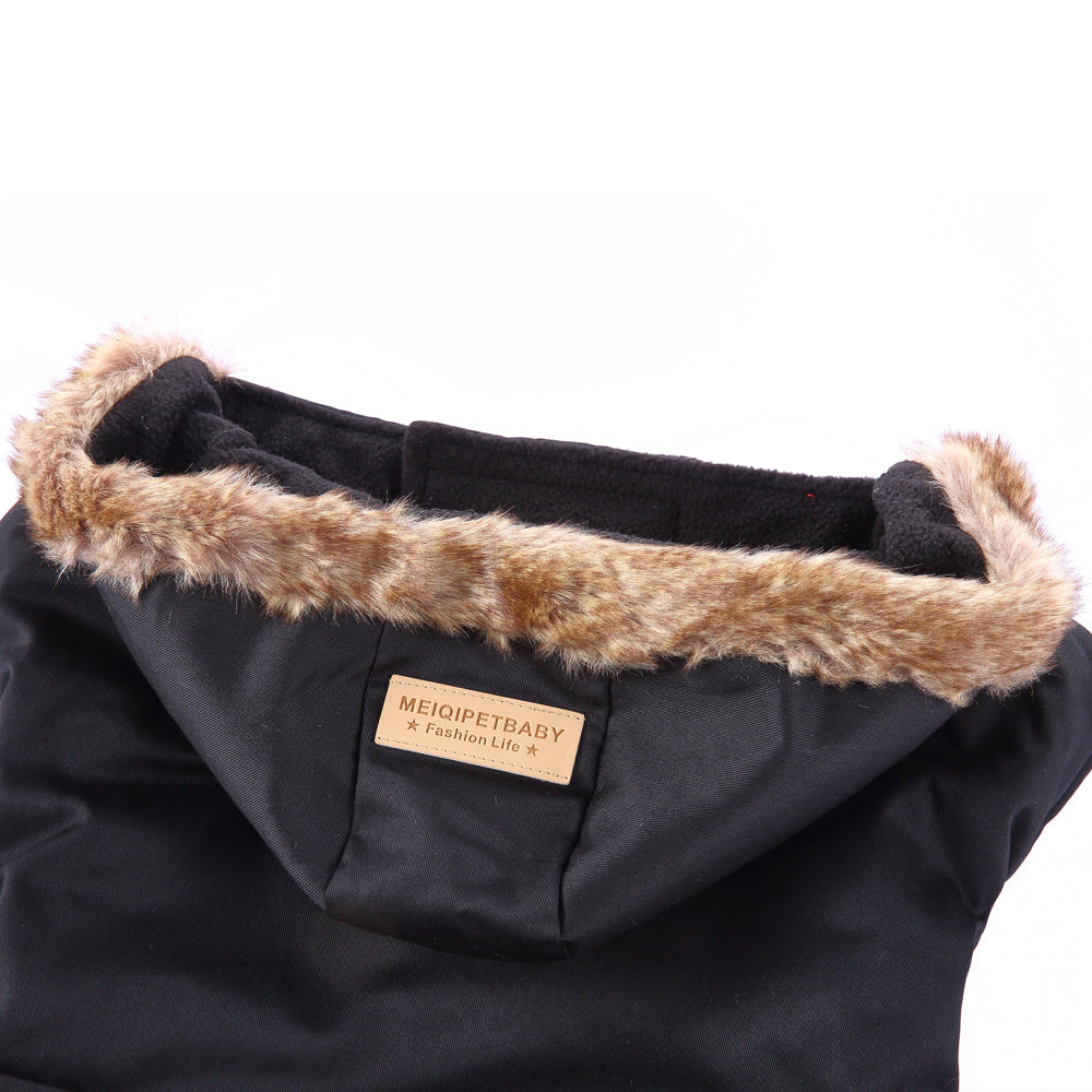 Roarr American-style casual trench coat with reflective trim