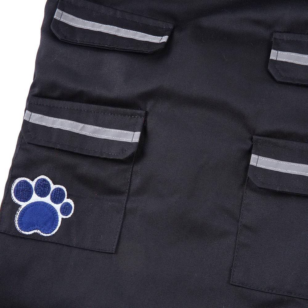 Roarr American-style casual trench coat with reflective trim