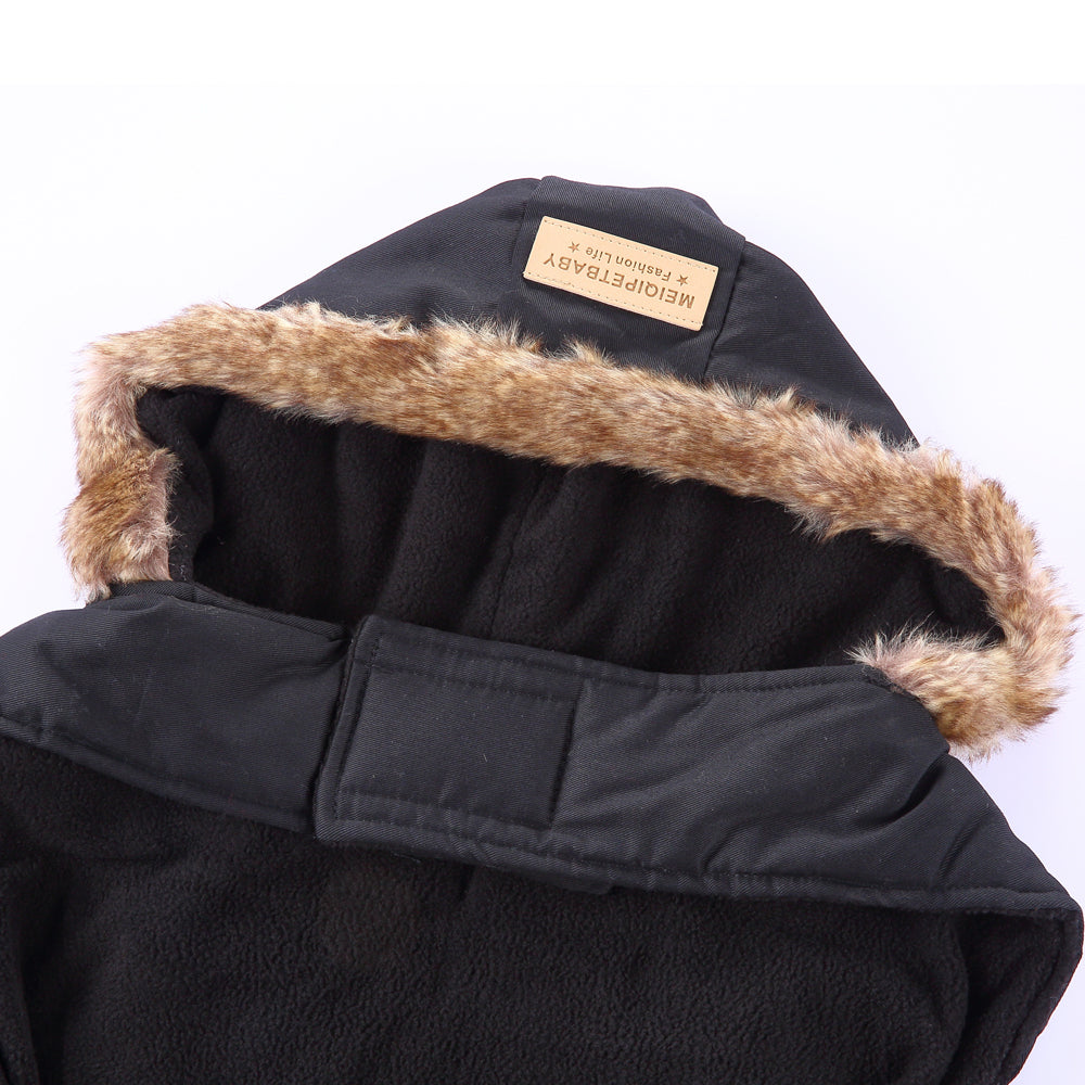 Roarr American-style casual trench coat with reflective trim