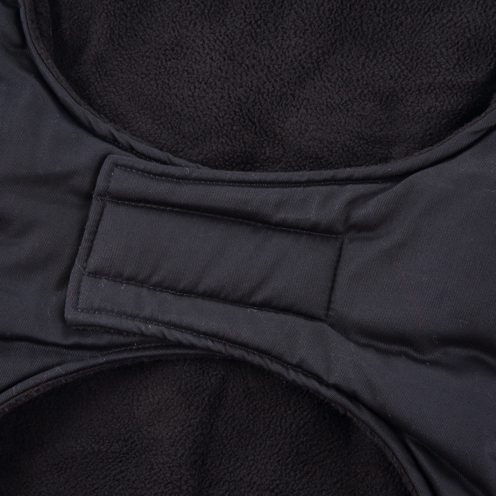 Roarr American-style casual trench coat with reflective trim