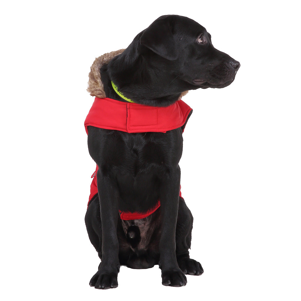 Roarr American-style casual trench coat with reflective trim